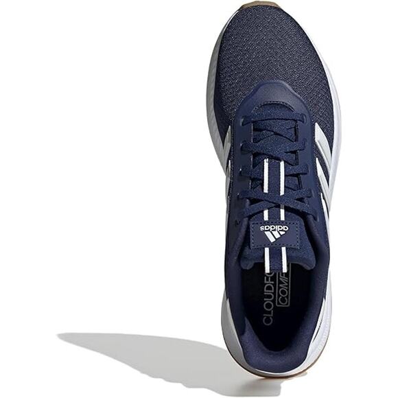 NWT adidas Men\'s X_PLR Path Sneaker, Dark Blue/White/Gum, 10
